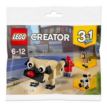 LEGO Creator 3v1 30542 Roztomilý Pug Stavebnice LEGO LEGO Creator 3v1 30542 Roztomilý Pug