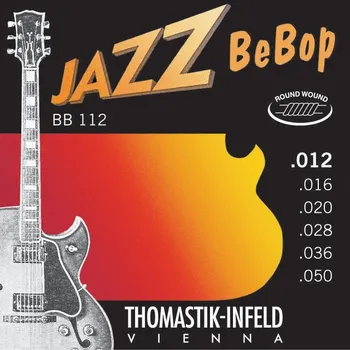 Struna pro kytaru a smyčcový nástroj Thomastik JAZZ&nbsp;BEBOP BB112 - Struny na jazzovou kytaru -sada