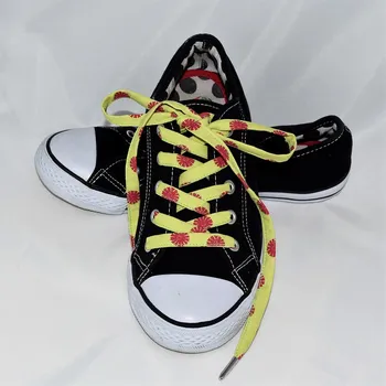 Tkaničky do bot TKANIČKY hráškově zelené (Ze 100% bavlny)