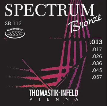 Struna pro hudební nástroj Thomastik SPECTRUM SB113 - Struny na akustickou kytaru - sada