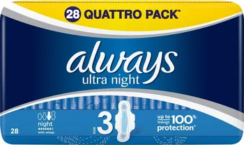 Hygienické vložky Always Ultra Night 28 ks