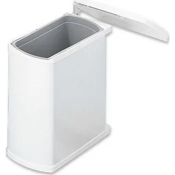 Odpadkový koš Hailo AS Duo 8/8 Öko Flex bílý 2 x 8 l
