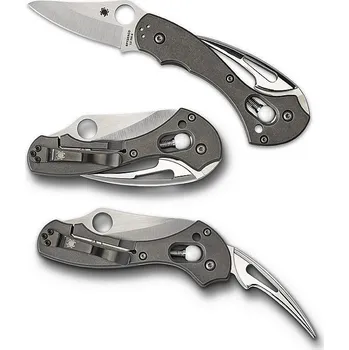 Pracovní nůž Spyderco Tusk ™, zavírací nůž s klipem C06TIP