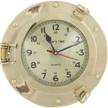 SEA CLUB Hodiny ve tvaru lodního okna 23 cm 9222