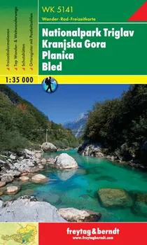 Nationalpark Triglav, Kranjska Gora, Planica, Bled 1:35 000 - Freytag & Berndt (2018, mapa)