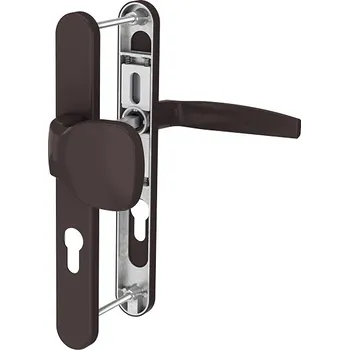 Dveřní kování ROTO Klika-koule VICTORY úzký štítek 32 mm Barva: Hnědá RAL 8019