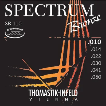 Struna pro hudební nástroj Thomastik SPECTRUM SB110 - Struny na akustickou kytaru - sada