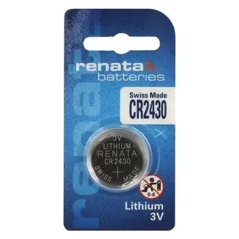 Článková baterie Baterie Renata CR2430, DL2430, BR2430, KL2430, LM2430, ECR2430, 5011LC, 3V, blistr 1 ks