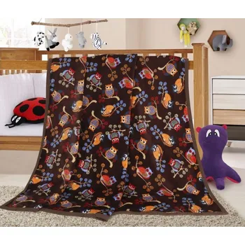 Dětská deka Deka Ellla sovičky