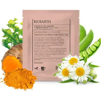 Pleťová maska BIOEARTH Maska na pigmentové skvrny s Gluconolactonem 15ml