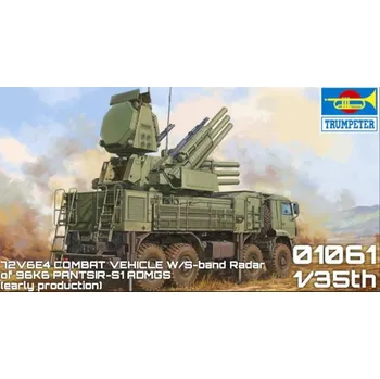 Plastikový model Trumpeter 1/35 Russian 72V6E4 Combat Unit of 96K6 Pantsir -S1 ADMGS(w/RLM SOC S-band Radar)