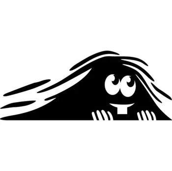Samolepicí dekorace na vozidlo Samolepka bubáček na auto a motorku, tuning nálepka (1801)