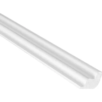 Stropní lišta Polystyrenová okrajová lišta malá bílá 1m