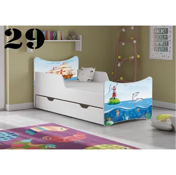 Dětská postel Plastiko Dětská postel Moře - 29 - 160x80