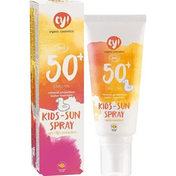 Přípravek na opalování Eco Cosmetics Ey! opalovací krém ve spreji pro děti SPF 50+ BIO 100 ml