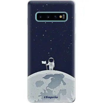 Pouzdro na mobilní telefon Silikonové pouzdro iSaprio - Samsung Galaxy S10 - Na Měsíci 10 (Odolný silikonový kryt, obal, pouzdro iSaprio - Samsung Galaxy S10 - Na Měsíci 10 - skvělá ochrana a pružnost, stylový UV potisk, lehkost, tiskne se v České republice)