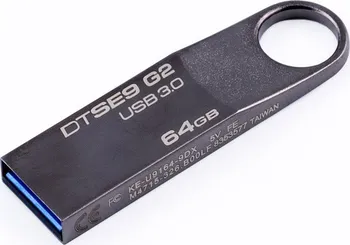 USB flash disk Kingston DataTraveler SE9 G2 64 GB šedá (KE-U9164-9DX)