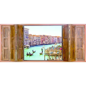 Fototapeta Fototapeta vliesová Window Venice 202x90cm FTN H 2753