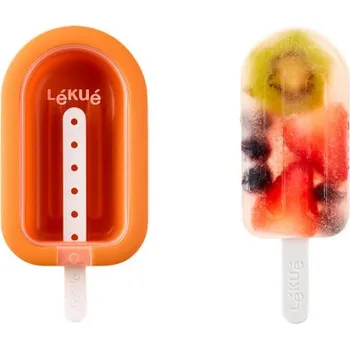 fomička na zmrzlinu Tvořítko na nanuky Lékué Stackable Popsicle Orange | velké