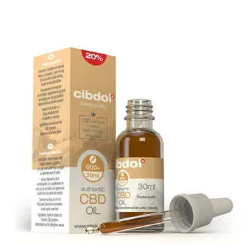 CBD Cibdol Konopný olej s 20 % CBD 6000 mg 30 ml