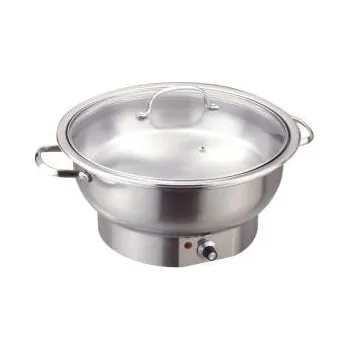 Plech na pečení Chafing dish - elektrický kulatý
