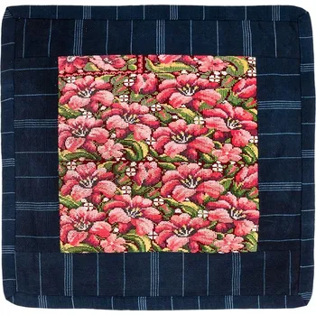 Polštář Povlak na polštář vyšívaný tkaný 45 x 45 cm C