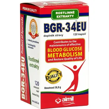 Aimil Pharmaceuticals BGR-34EU 120 cps. Aimil Pharmaceuticals BGR-34EU 120 cps.