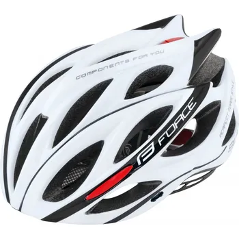 Cyklistická přilba Force Bull bílá/černá