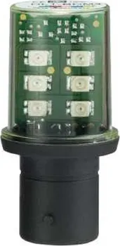 Žárovka Schneider Electric 230 V BA15d zelená