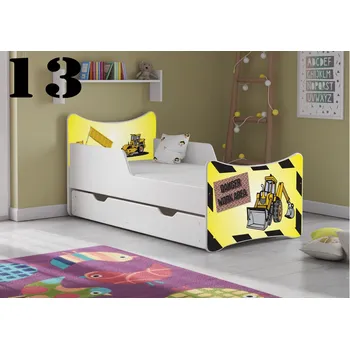 Dětská postel Plastiko Dětská postel Bagr - 13 - 160x80