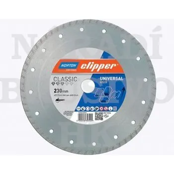 Řezný kotouč Norton Clipper Diamantový kotouč 180x22,2 CLASSIC UNIVERSAL TURBO 5450248353201