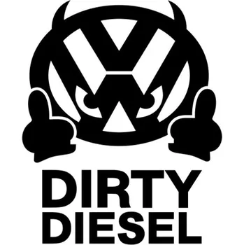 Samolepicí dekorace na vozidlo Samolepka Dirty Diesel na auto a motorku, tuning nálepka (1820)