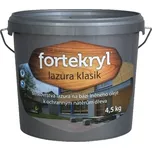 Fortekryl lazura Klasik 4,5 kg mahagon