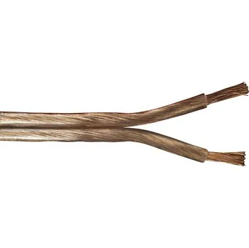 elektrický kabel Reproduktorový kabel LS-FL 2x6,0 mm² průhledný, metrážové zboží