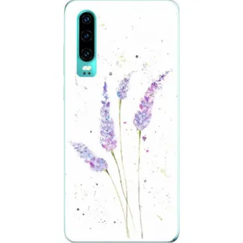 Pouzdro na mobilní telefon Silikonové pouzdro iSaprio - Huawei P30 - Levandule (Odolný silikonový kryt, obal, pouzdro iSaprio - Huawei P30 - Levandule - skvělá ochrana a pružnost, stylový UV potisk, lehkost, tiskne se v České republice)