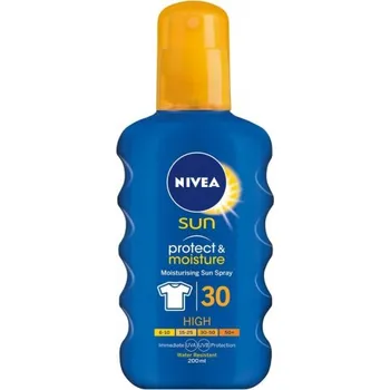 Přípravek na opalování Nivea Sun Protect & Moisture Spray SPF30 200 ml