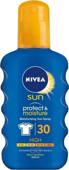 Přípravek na opalování Nivea Sun Protect & Moisture Spray SPF30 200 ml