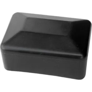 Příslušenství pro plot Čepička na plotový sloupek 60x40 mm - černá, převlékací