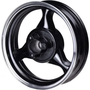 Kolo pro motocykl ráfek disk kola ALU skútr zadní 2,50 x 12 - černý pro kotoučovou brzdu