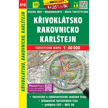 Křivoklátsko, Kalštejnsko, Rakovnicko (416) 1:40 000 - SHOCart (2018)