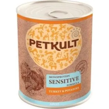 Krmivo pro psa Petkult dog konz. Adult Sensitive Krůtí 800g