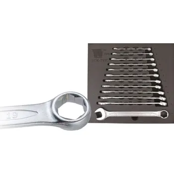 Klíč Klíče očkoploché 8 - 19 mm, LOK-TYP, sada 12 dílů, Welzh (Welzh Werkzeug)