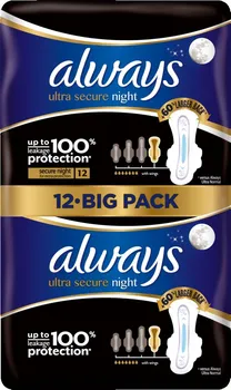 Hygienické vložky Always Ultra Extra Night 12 ks