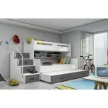 FALCO Dětská patrová postel Max 3 s přistýlkou