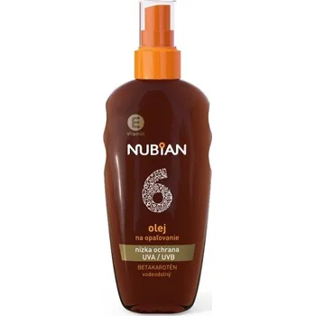 Přípravek na opalování Nubian olej na opalování s betakarotenem SPF 6 60 ml