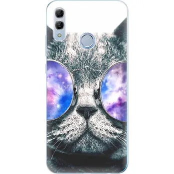 Pouzdro na mobilní telefon Silikonové pouzdro iSaprio - Honor 10 Lite - Galaktická Číča (Odolný silikonový kryt, obal, pouzdro iSaprio - Honor 10 Lite - Galaktická Číča - skvělá ochrana a pružnost, stylový UV potisk, lehkost, tiskne se v České republice)