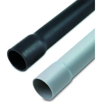 kabelová chránička Dietzel Univolt UPRMS50SW Trubka hrdlovaná tuhá, 1250N / 5cm, -25 až 60°C, PVC, UV černá