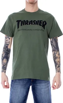 Pánské tričko Thrasher Skate Mag zelené M
