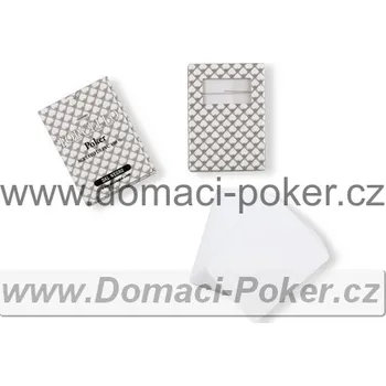 Poker Dal Negro Torcello Poker index 4 rohy bílé poker karty 100% plast