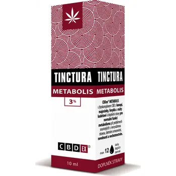 Přírodní produkt CBDex Tinctura Metabolis 3 % 10 ml